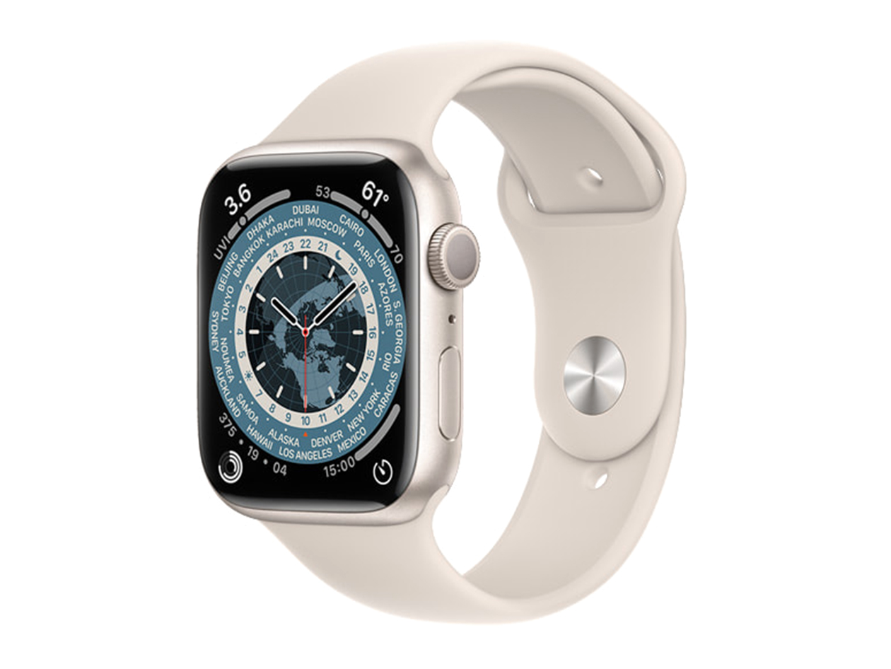 Apple Watch Series 7 (2021) Aluminum GPS + Cellular 41mm Starlight (Refurbished)