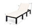 Costway Costway Patio Rattan Lounge Chair Chaise Couch Cushioned Height Adjustable Pool Garden - Black