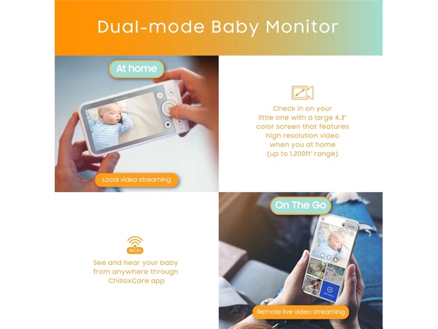 Chillax DM640 Daily Baby Monitor