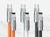 TsumoCharge® 100W USB-C Silicone Charging Cable (4-Pack)