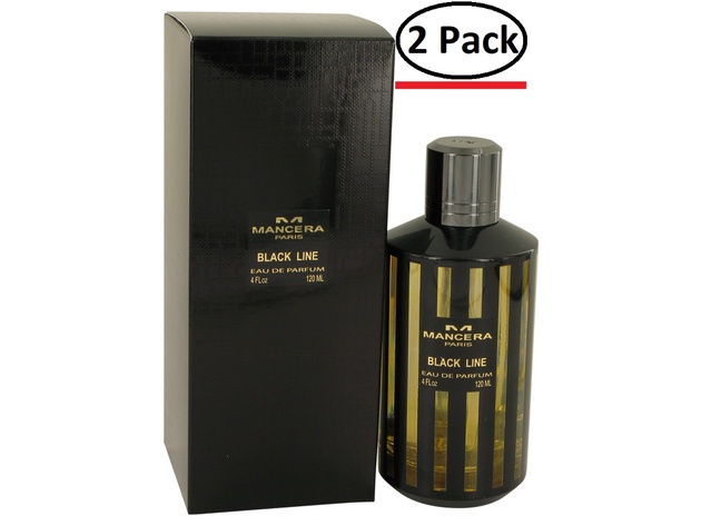Mancera Black Line by Mancera Eau De Parfum Spray (Unisex) 4 oz for Women (Package of 2)