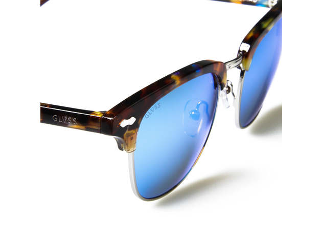 Nomad Sunglasses Blue Tortoise / Blue Mirror