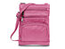 Krediz Leather Crossbody Bag for Women (Regular/Hot Pink)