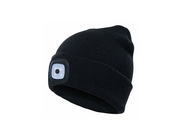 Unisex Beanie LED Rechargeable Lighted Hat