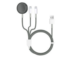 3-in-1 Apple Watch & Lightning Charger Cable