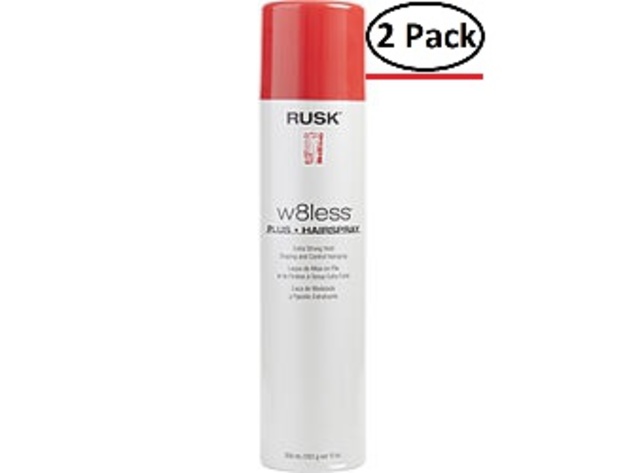 RUSK by Rusk W8LESS PLUS EXTRA STRONG HOLD SHAPING & CONTROL HAIR SPRAY 10 OZ...