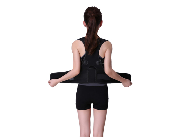 Posture Corrector Back Brace Support Belt for Upper Back Pain Relief - L