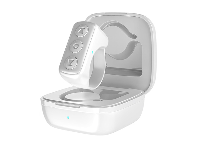 Bluetooth Remote Ring for Apps, Camera & E-Readers with Page Turner (White)