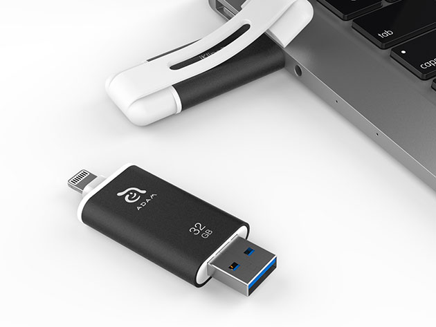 iKlips II Lightning iOS Flash Drive (32GB/Dark Grey)