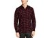 INC International Concepts Men's Flocked Paisley Shirt Wine Size Small