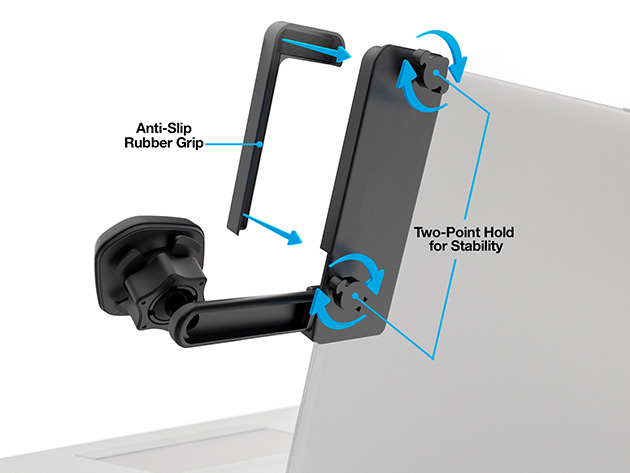 Naztech Magnetic Phone/Tablet Mount for Laptops