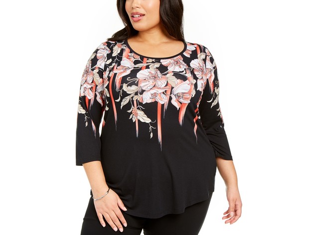 Jm collection hotsell plus size tops