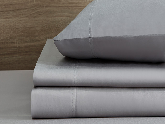 Kathy Ireland 300 Thread Count 100% Bamboo Rayon Sheet Set (Full/Alloy)