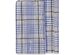 Sean John Men's Blue Plaid French Cuff Dress Shirt Navy Size 16-34-35