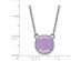 Sterling Silver Sigma Kappa Small Enamel Necklace