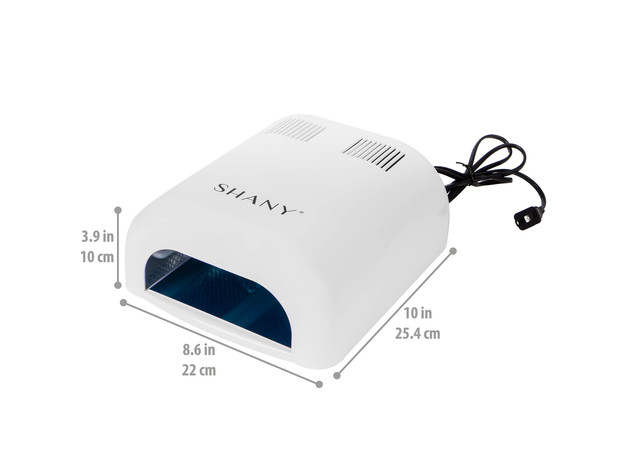 SHANY 36W Nail Dryer UV Lamp/ Light For Acrylic, Gel Polish & Nail Curing, Sliding Tray & Timer Setting, SPA Equipment