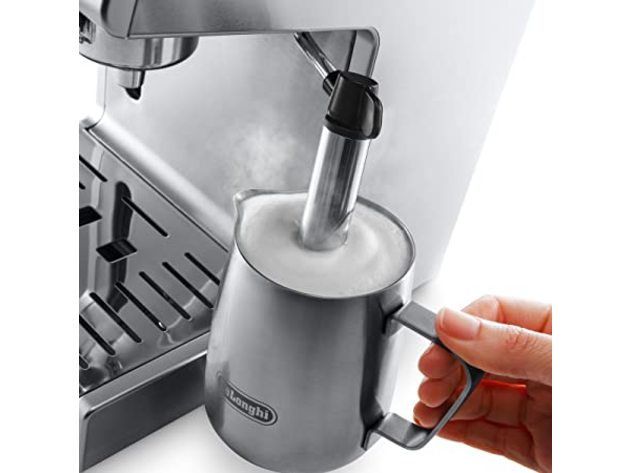 DeLonghi ECP3620 15 Bar 3-in-1 Filter Holder Espresso Cappuccino Machine, Silver (Refurbished)