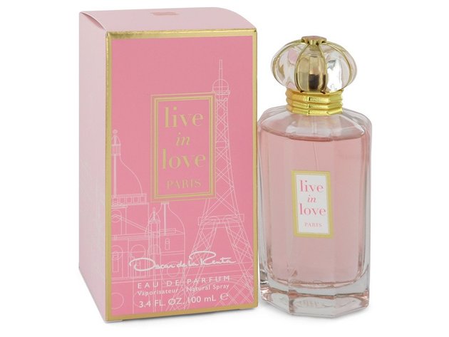 Live in Love Paris by Oscar De La Renta Eau De Parfum Spray 3.4 oz