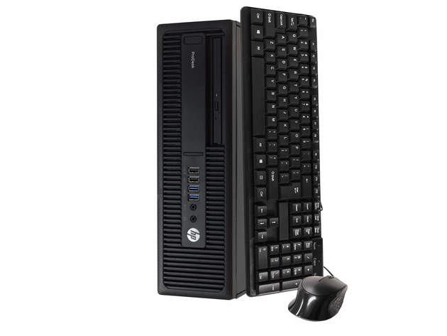 HP ProDesk 600 G2 Desktop Computer PC, 3.20 GHz Intel i5 Quad Core Gen 6, 16GB DDR4 RAM, 512GB SSD Hard Drive, Windows 10 Professional 64 bit, BRAND NEW 24” Screen (Renewed)
