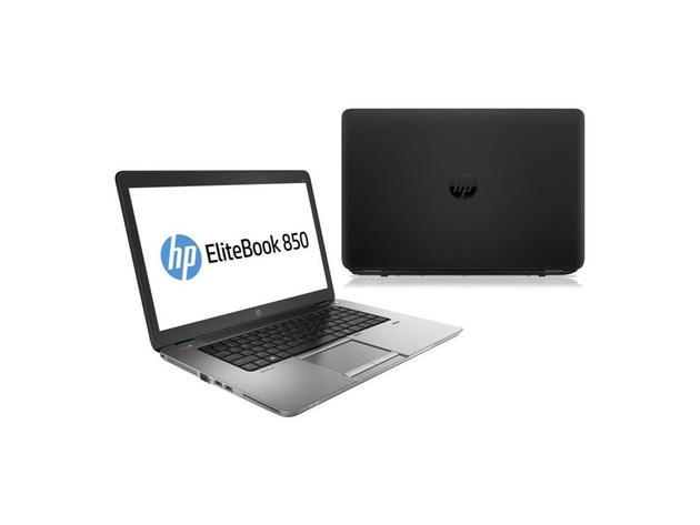 HP EliteBook 850G1 15" Laptop, 1.7GHz Intel i5 Dual Core Gen 4, 4GB RAM, 128GB SSD, Windows 10 Home 64 Bit (Refurbished Grade B)