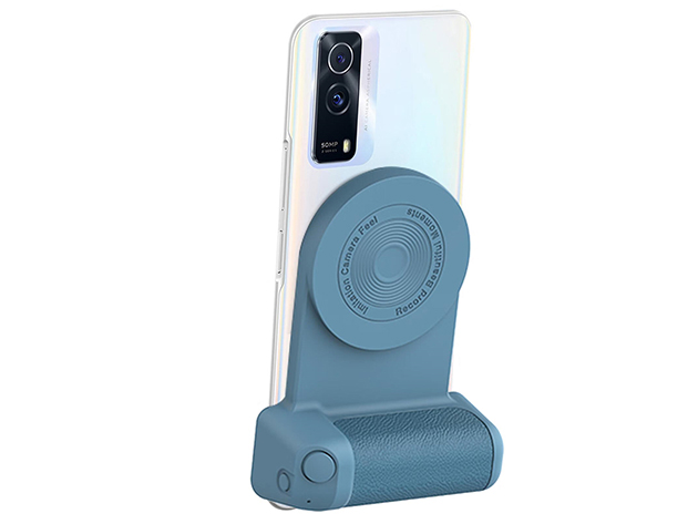 Magnetic Phone Camera Grip (Wireless Charging/Blue)