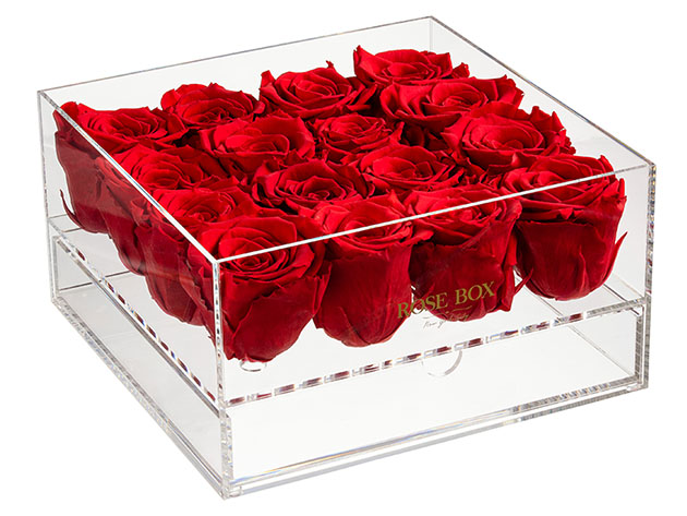 Rose Box™ Premium Jewelry Box & Everlasting Roses