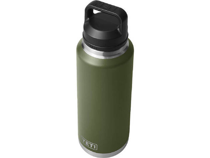 NEW - Yeti Rambler 46oz w/CHUG CAP HIGHLANDS OLIVE Bottle - mundoestudiante