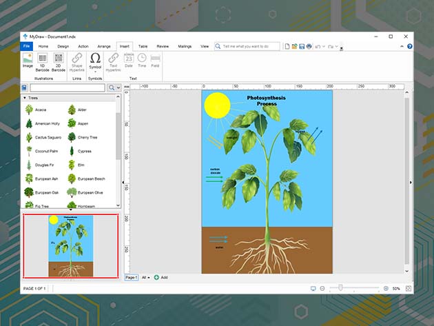 MyDraw Advance Diagramming Software: Perpetual License (With 2-Yr Updates)