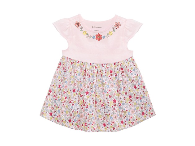 First Impressions Baby Girls Floral-Print Cotton Tunic Pink Size 12 Months