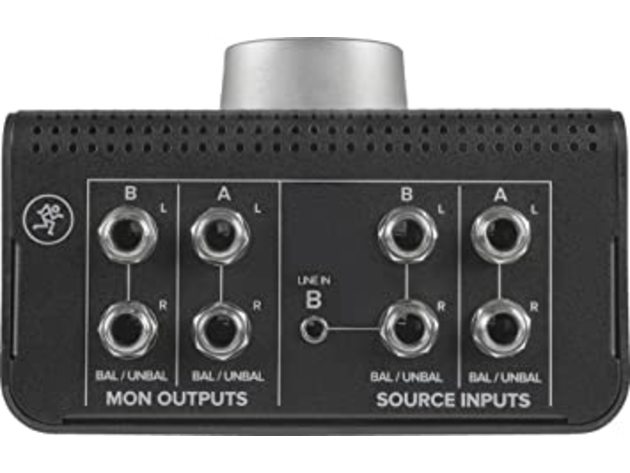 Mackie Big Knob Series Pristine Studio Monitor Controller, Passive 2x2 - Black (Used, Damaged Retail Box)