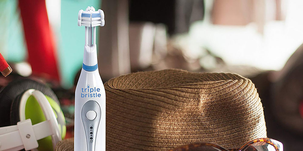 Triple Bristle™ GO Battery Powered Sonic Toothbrush