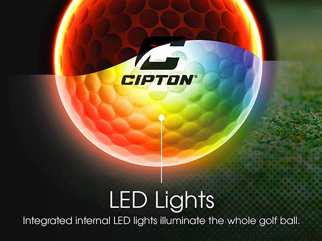 LED Light Up Golf Balls (6-Pack)