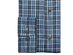 Club Room Men's Classic/Regular Fit Stretch Blackwatch Tartan Dress Shirt  Navy Size 36-37