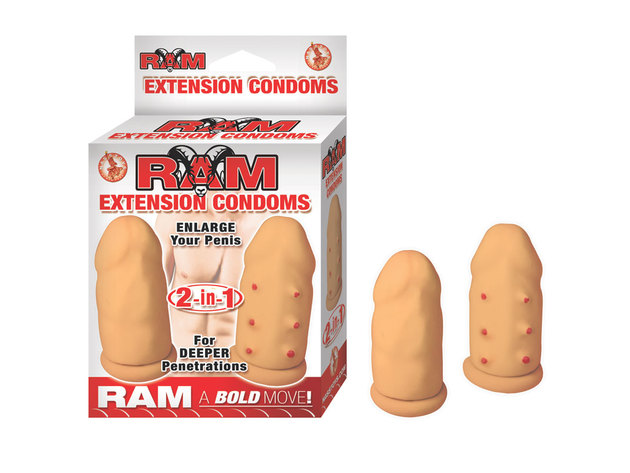 Ram Extensions Condoms-Flesh ---(Package Of 4)