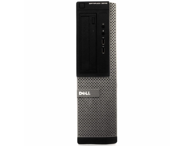 Dell OptiPlex 3010 Desktop PC, 3.2GHz Intel i5 Quad Core Gen 3, 4GB RAM, 250GB SATA HD, Windows 10 Home 64 bit, BRAND NEW 24” Screen (Renewed)