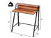 Costway 2 Tier Computer Desk PC Laptop Table Study Writing Home Office Workstation Brown
