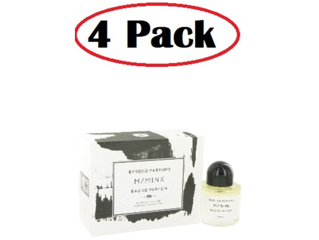 4 Pack of Byredo M/Mink by Byredo Eau De Parfum Spray (Unisex) 3.4 oz