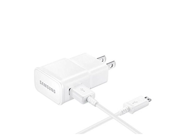 Samsung SAMEP-TA20JWEUSTA OEM Adaptive Fast Charging Wall Charger for Samsung Galaxy S6/Edge-6 - White - Retail Packaging