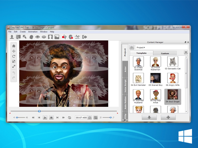 CrazyTalk 7 Pro Facial Animation Software for PC