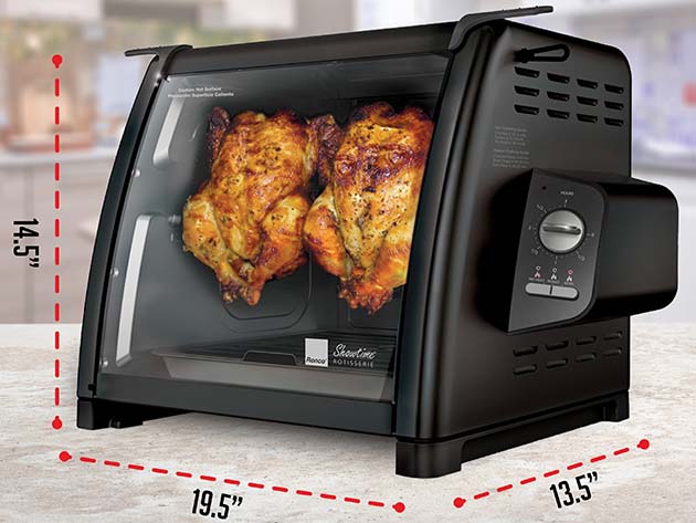 Ronco Modern Large Capacity (15lbs) Rotisserie Countertop Oven