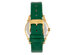Bertha Ida Mother-of-Pearl Leather-Band Watch (Green)