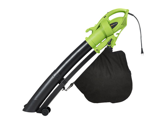 Costway 7.5 Amp 3-in-1 Electric Leaf Blower Leaf Vacuum Mulcher - Green