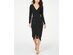 Thalia Sodi Women's Crossover Dress Black Size Extra Large