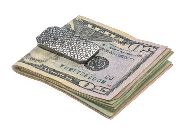 Ferragamo Gancini Sterling Silver Money Clip 703419 (Store-Display Model)
