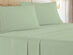 The Luxe 4-Piece Microfiber Bed Sheet Set (Sage/Queen)