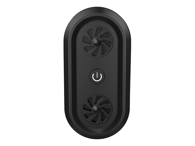 Dual-Speaker Ultrasonic Pest Repeller (Black)