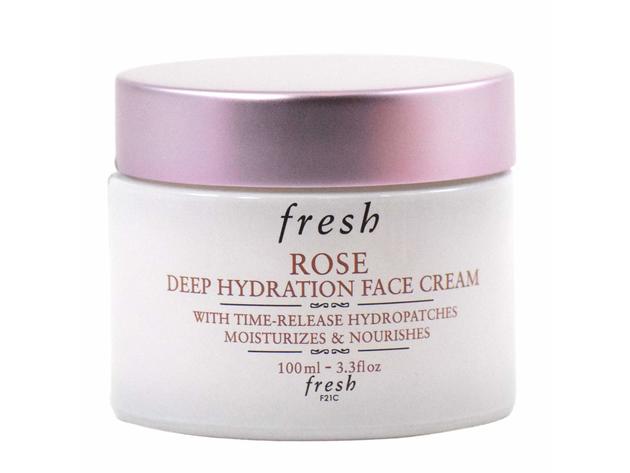 Fresh Rose & Hyaluronic Acid Deep Hydration Face Cream Moisturizer - Jumbo 3.3oz