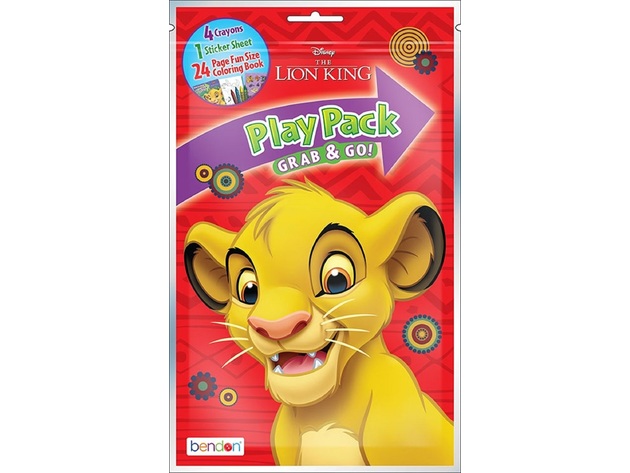 Play Pack - Lion King - Grab and Go Party Favors - 1ct