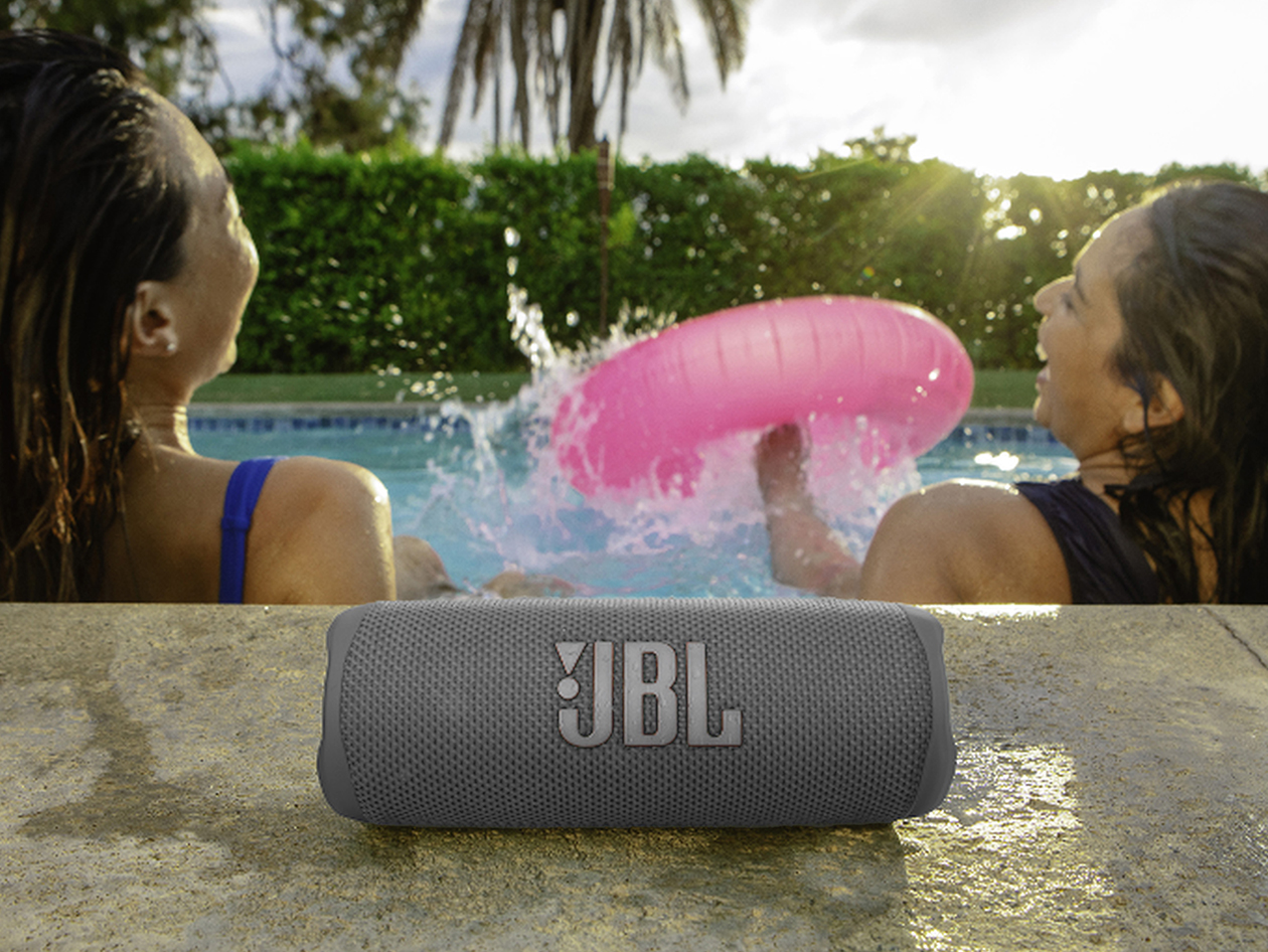 JBL Flip 6 Portable Bluetooth Speaker Gray (Open Box)