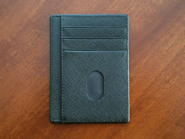 Saffiano Ultra-Slim RFID-Blocking Wallet